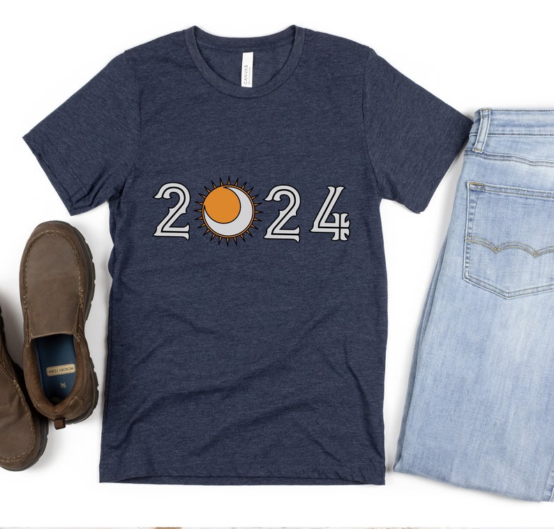 Solar Eclipse Tshirt Eclipse 2024 Shirt for Men Eclipse Etsy