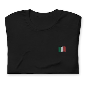 Italian Flag T-Shirt, Italy Tee Shirt, Men&#39;s Italy Flag Shirt, Italian Gift, Italian Crewneck for Him, Italy Vacation Shirts