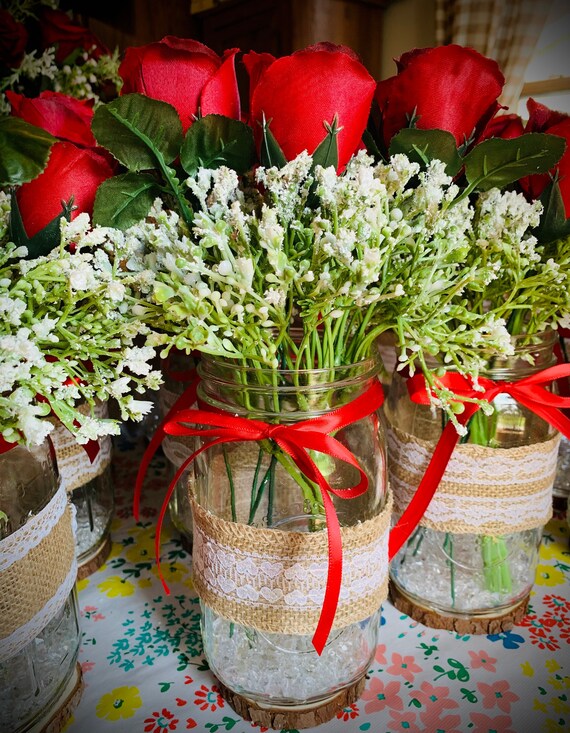 Rose Wedding Centerpieces Etsy