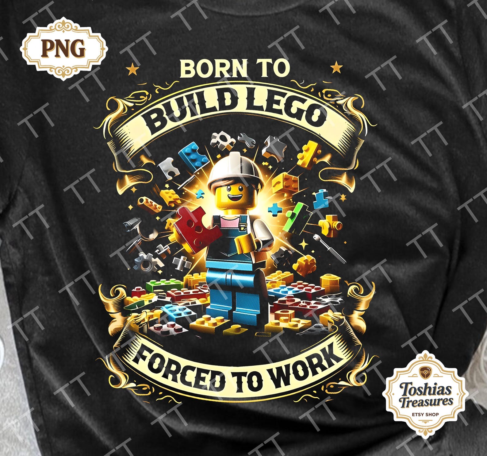 Born to Build Forced to Work , Kids Gift, Funny Digital Download - Png ...