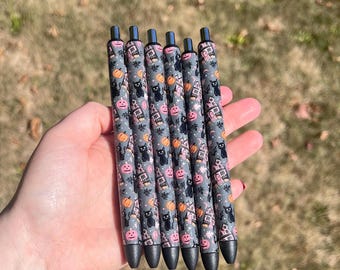 Halloween Resin Pen: Pumpkin Theme Inkjoy Gel Refillable Pen