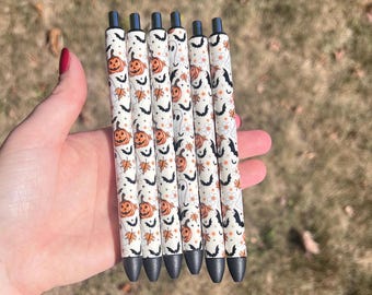 Halloween Ghost Resin Pen: Refillable Inkjoy Gel Pen