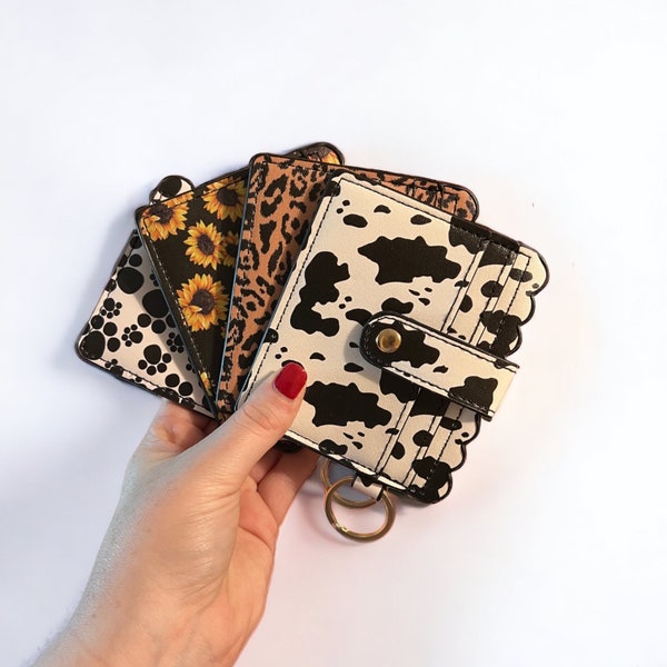 Women's Small Wallet with Trendy Pattern Design