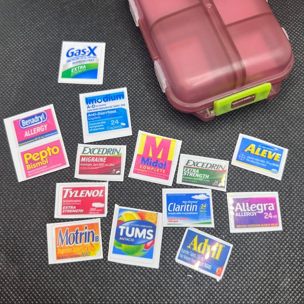Pocket Pharmacy Labels Etsy