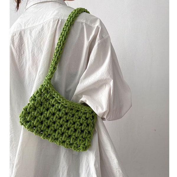 Crochet Shoulder Bag - Etsy