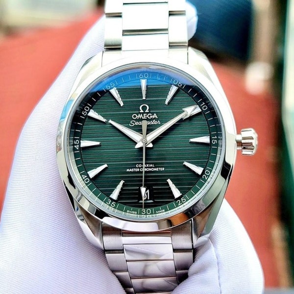 Omega Seamaster Aqua Terra Green Dial 41mm Dial Come With Box – Tag – Papers, High quality