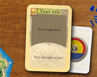 ¡CATAN te ofrece tarjetas de desarrollo personalizadas! *Solo archivo digital*
