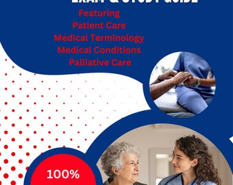 2024 | Téléchargement immédiat |Examen d'État d'infirmière auxiliaire certifiée avec questions et réponses | Guide d'étude pour les infirmières auxiliaires certifiées |
