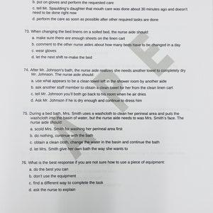 2024 Instant Download certified Nursing Assistant State Exam With ...