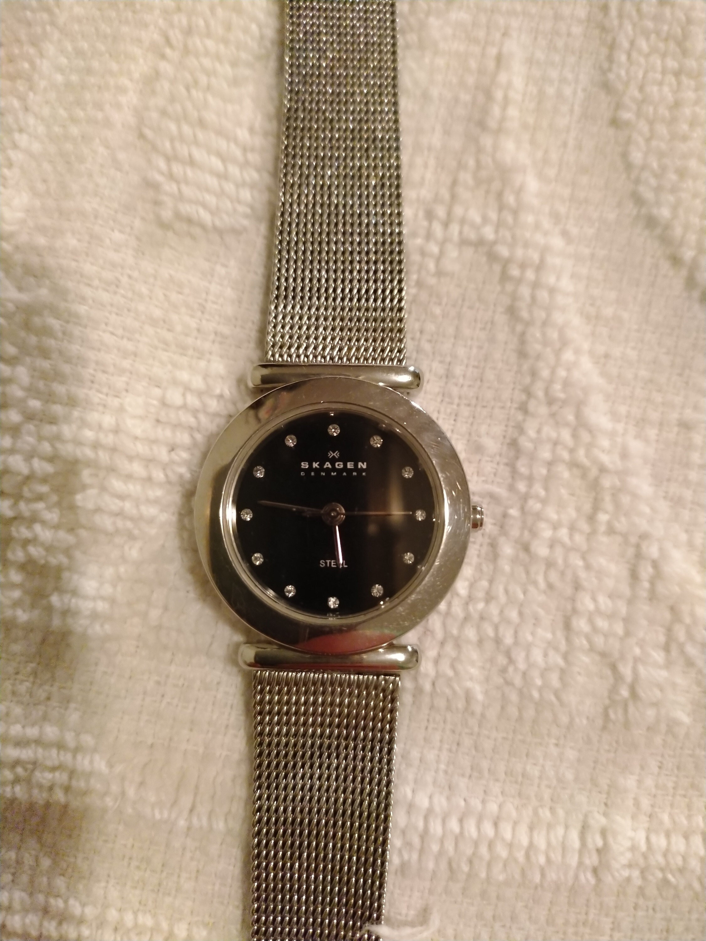 Skagen Swarovski Crystals 25mm Women s Watch 107SSSBD Etsy UK