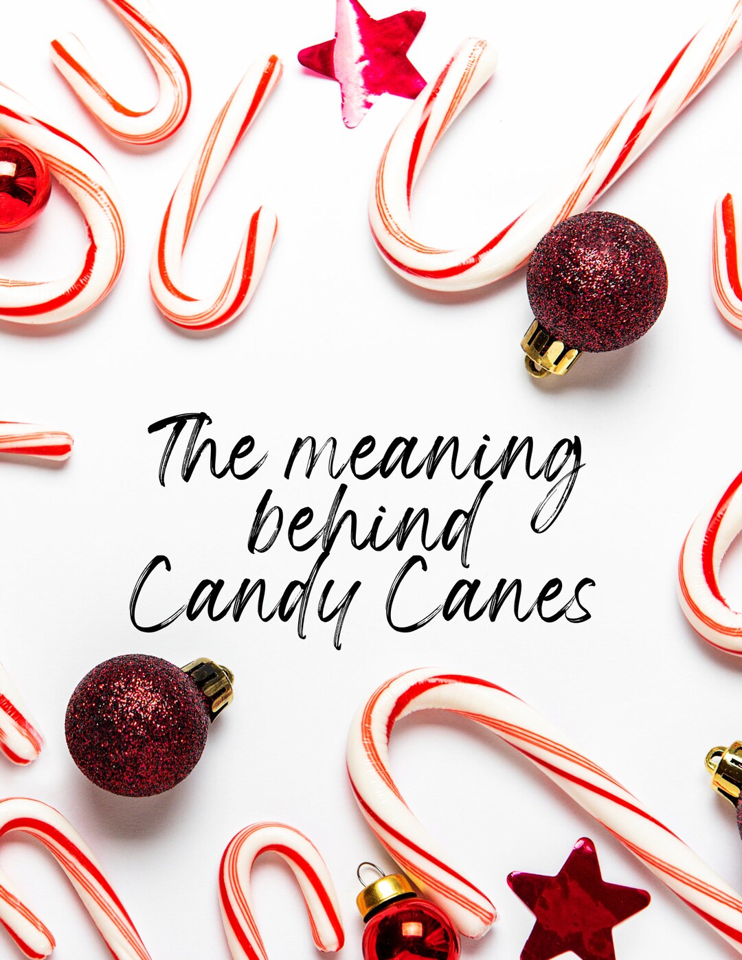Candy Cane Meaning Packet Etsy