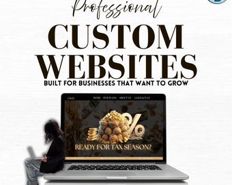 Wordpress Business Website Design | Custom Professional Website | Mobile Friendly & Easy to Manage | Accounting - Service Business Site