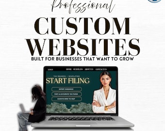 WordPress Website Design | Custom Professional Tax Business Website | Mobile Friendly & Easy to Manage