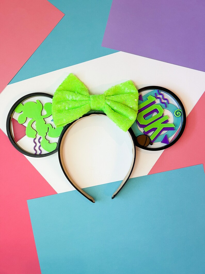 WDW 10K Ears 2023 3D Printed Mickey Ears Etsy