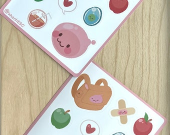 Poring Ragnarok Online Themed Stickers