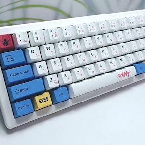 Gumdam Keycaps Set PBT Dye Sublimation XDA Profile 138Keys Mechanical Keyboard Key Caps