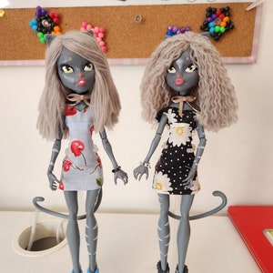 Robin en Dove - Custom OOAK poppenduo