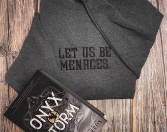 Sudadera Onyx Storm, Fourth Wing, Sudadera Xaden Riorson, Shadow Daddy, Suéter Fourth Wing, Suéter bordado Fourth Wing, Dragon Ride