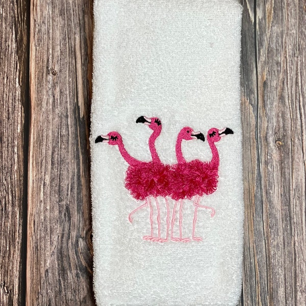 Flamingo Bath Towel Etsy
