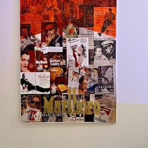 Marlboro collage cigarette artwork