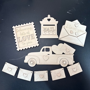 Valentines Party Do It Yourself DIY Tier Tray DIY kit for adults DIY Tiered Tray Kit Tiered Tray Bundle Paint Party Kit Wood Craft Kits