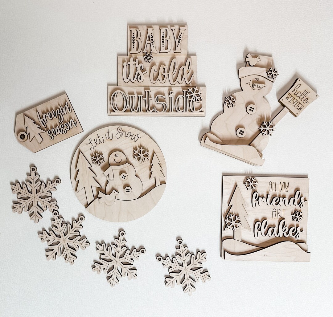 Christmas Tiered Tray Do It Yourself DIY Tier Tray DIY Kit for Adults