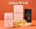 Listen B*tch Affirmation Cards | 50 Badass Affirmations for Women | Self-Care Gift | Perfect for Holiday Gifting & Stocking Stuffers