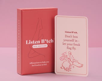 Édition sexe | Écoutez les affirmations de salopes | Affirmations pour vous aider à vous sentir sans peur au lit |  Parfait pour les cadeaux des Fêtes et les bas de Noël