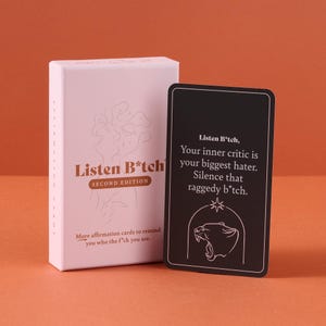 Deuxième édition | Écoutez les cartes d'affirmation de la salope | Plus d'affirmations pour vous rappeler qui vous êtes |  Cadeaux des fêtes et bas de Noël