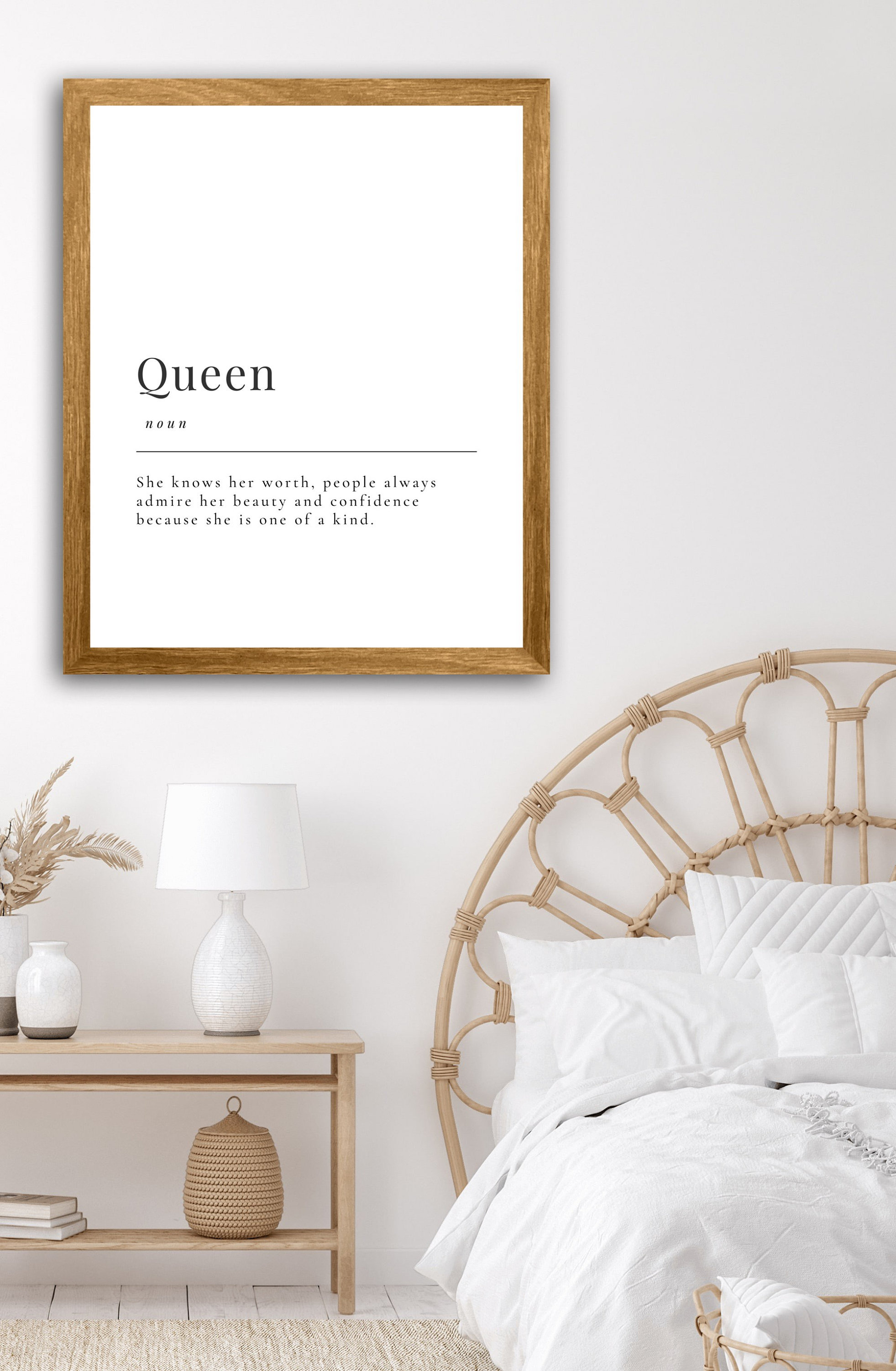 Queen Definition Print, Law of Assumption Wall Art Prints, Quote Print ...