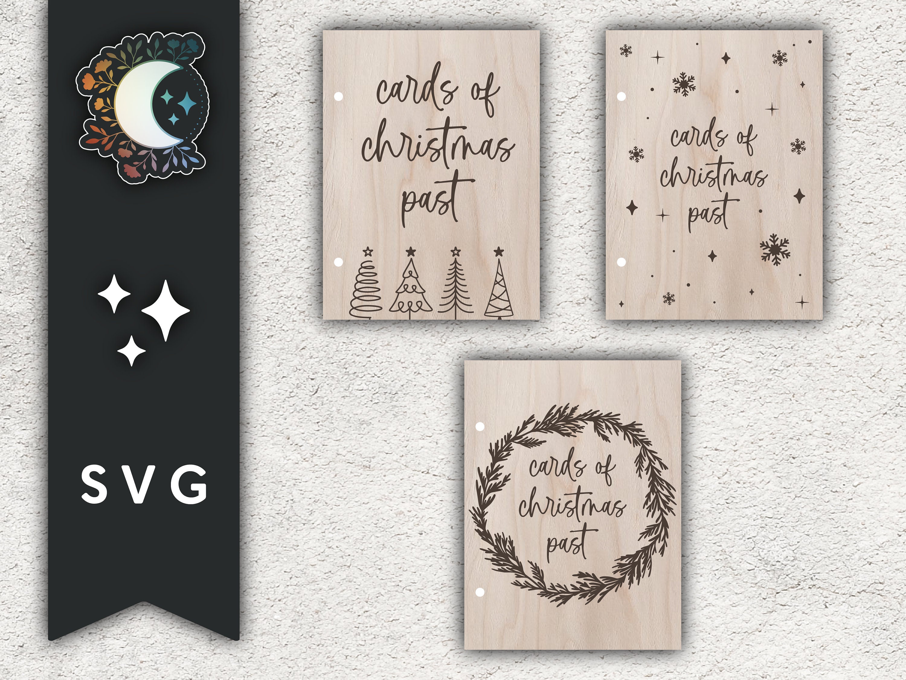 Laser Cut Christmas Card - Etsy