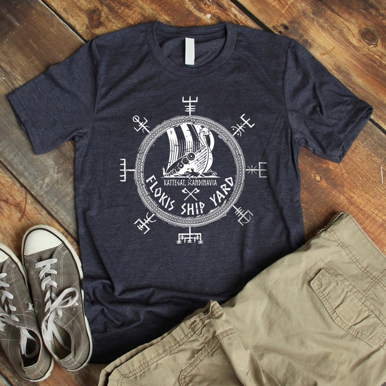 Floki's Shipyard Valhalla Viking Norsemen T-shirt With Norse Vibes - Etsy