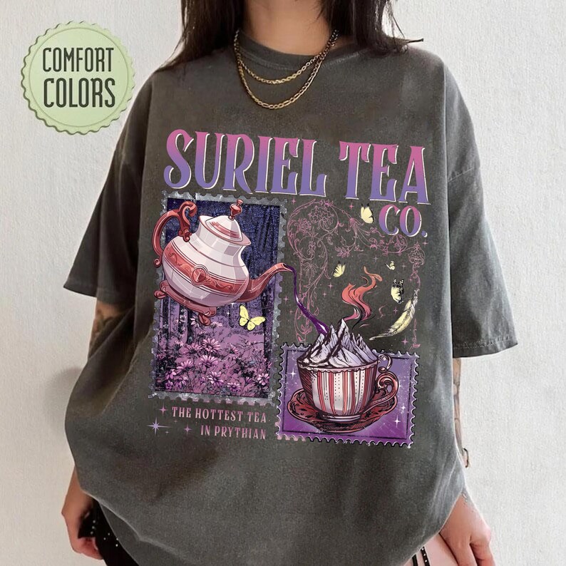 Suriel Tea Co Digital Download PNG, Acotar Bookish PNG Designs, A Court ...