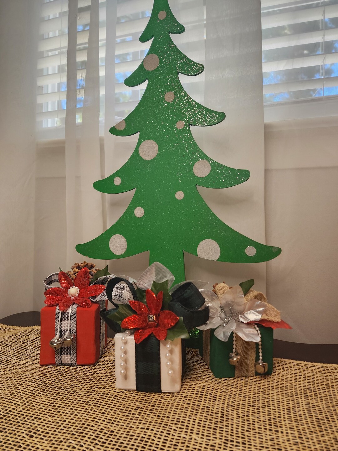 Decorative Wooden Christmas Boxes Decorative Christmas Gifts Etsy