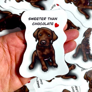 Pegatinas para perros / Pegatinas de animales / Impermeable, Calcomanía de vinilo resistente a la intemperie / Computadora portátil, Botella de agua, Regalos, Planificador, Cumpleaños, Aniversario