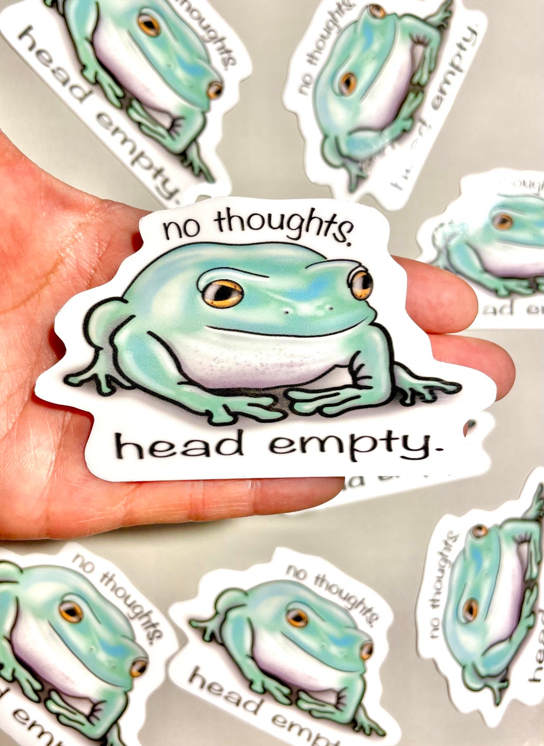 Large Whites Tree Frog Sticker/funny Frog Sticker/tree Frog/tree Frog ...