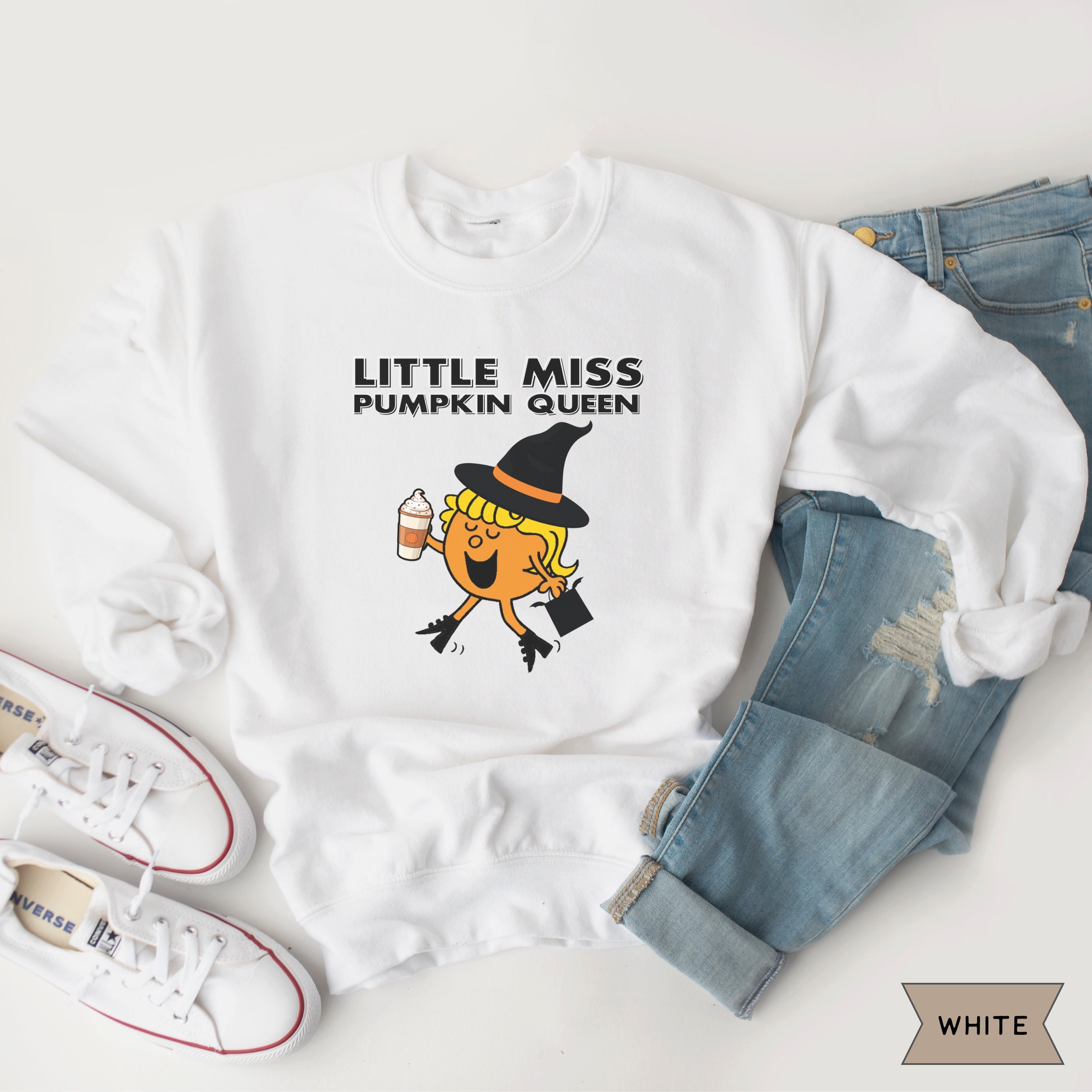 Little Miss Pumpkin Queen Sweatshirt Pumpkin Spice Sweatshirt Pumpkin Spice Latte Pumpkin Season Coffee Sweatshirt Preppy Sweatshirt Etsy Australia