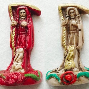 Santa Muerte Resin Statue, 2.25&quot; - One Statue
