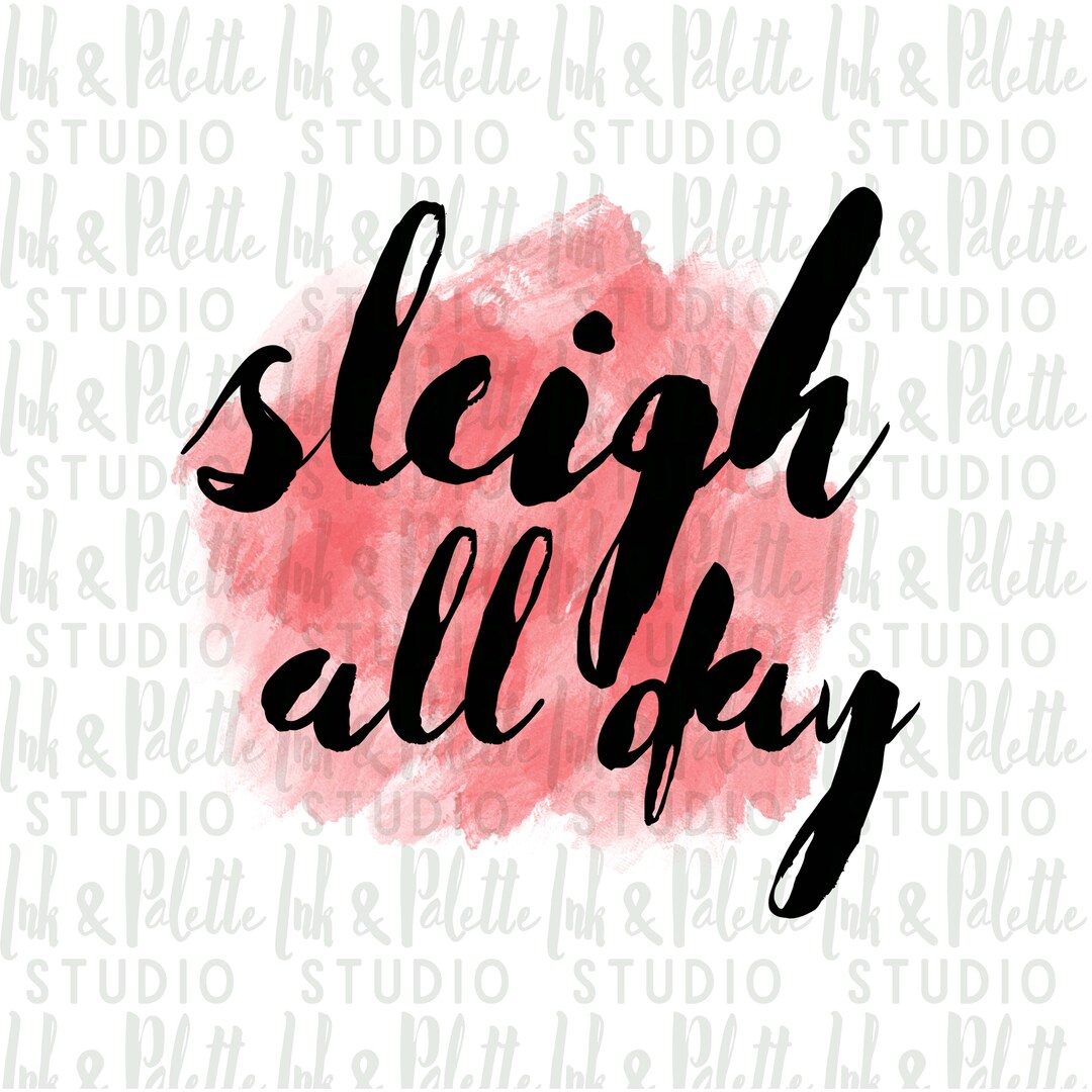 Sleigh All Day PNG Slay Png Sleigh All Day Retro Png Retro Etsy