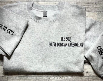 Disappoint your doubters | Encouraging crewneck | It’s ok to cry | Selflove sweater | Mental Health crewneck
