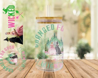 Plik PNG 16oz Libby projekt opakowania puszki po napojach Sublimacja lub DTF / UVDTF Wicked