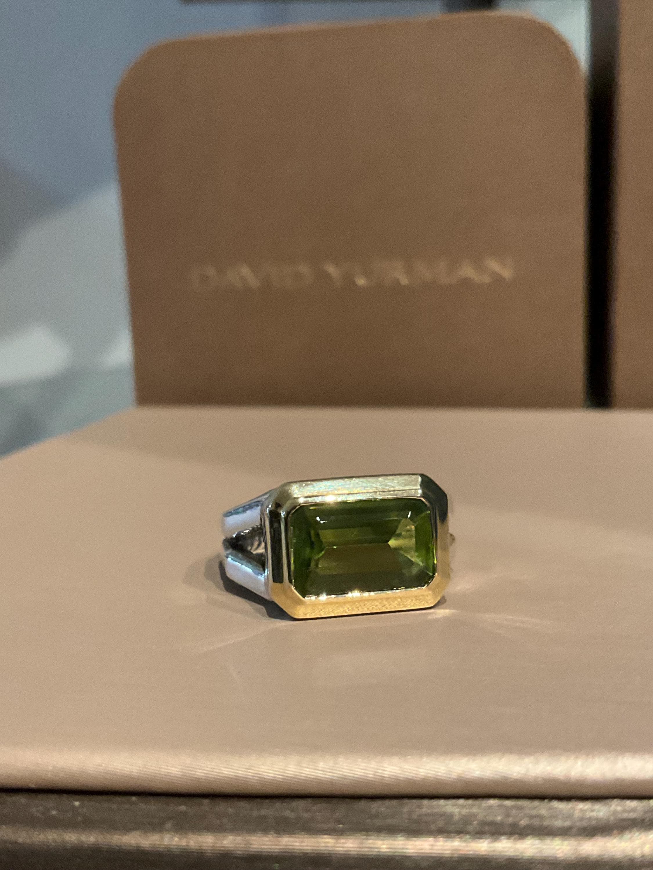 David Yurman Peridot Ring - Etsy