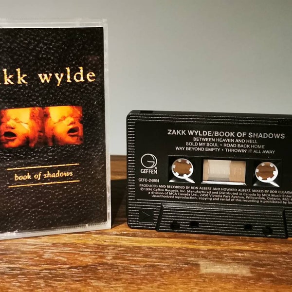 Zakk Wylde - Book Of Shadows cassette