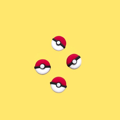 Poke ball Clay Stud Earrings