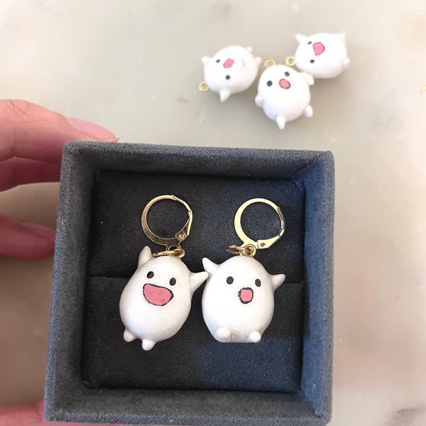 Warawara Dangle Earrings, Charms and key chains - Ghibli Studio | Unique Gift Idea | Perfect for Anime and Manga Fans