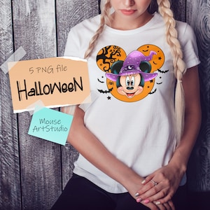 Files with Mice, Dogs and Duck for Halloween, Halloween Party Png, Sublimation Printing, Digital File, Instant Download