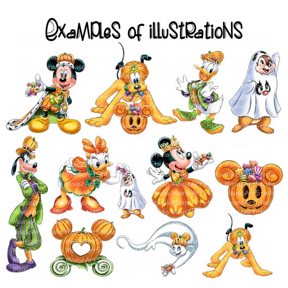 ミッキーとミニー、ドナルドとデイジー、グーフィー、プルート