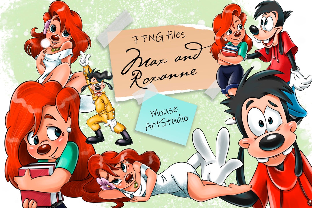 Max and Roxanne A Goofy Movie Sublimation Design Digital - Etsy
