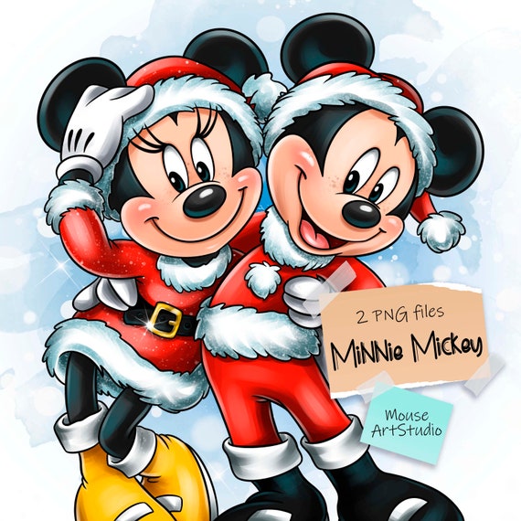 Weihnachten, Minnie PNG, Mickey Mouse PNG, Frohes neues Jahr