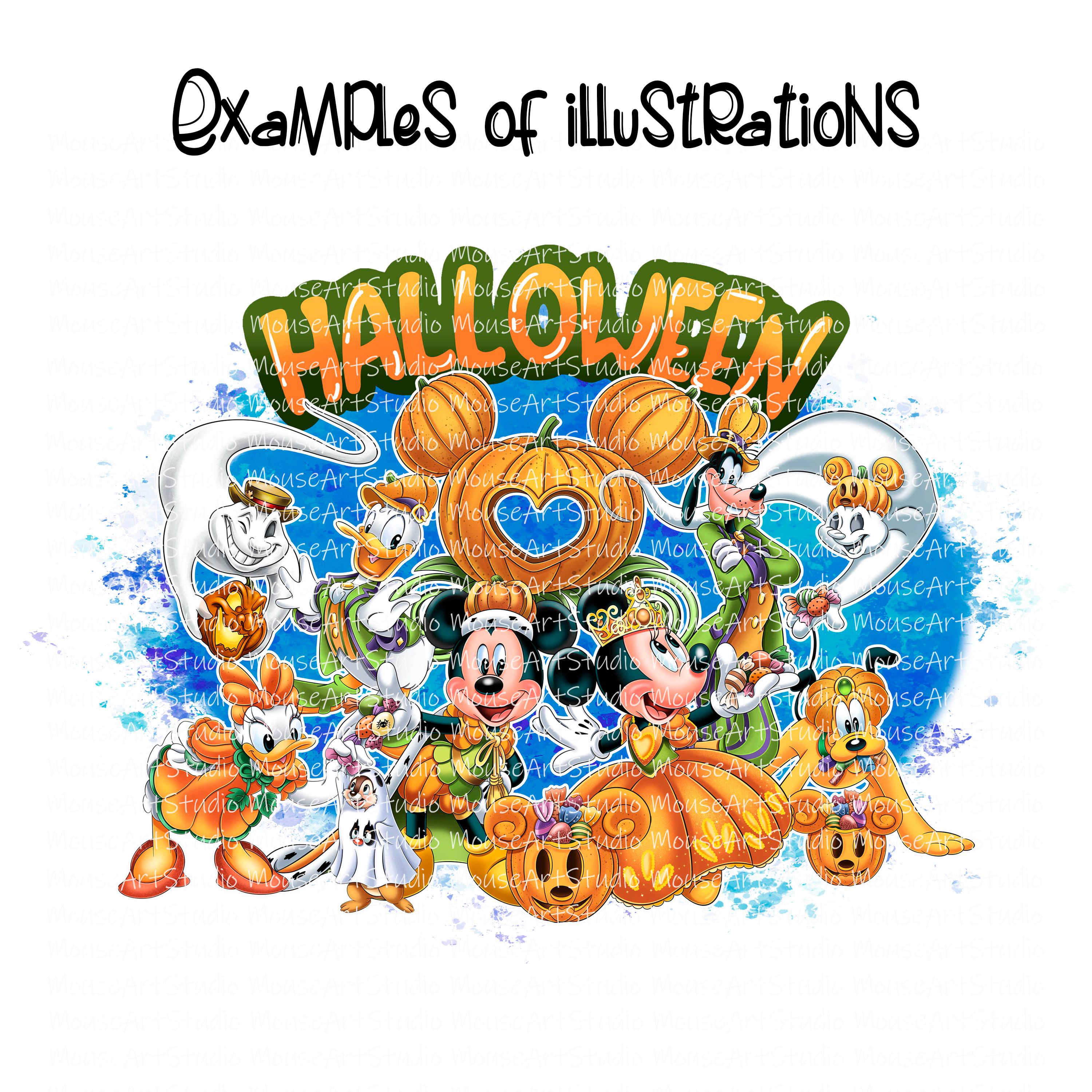 ミッキーとミニー、ドナルドとデイジー、グーフィー、プルート